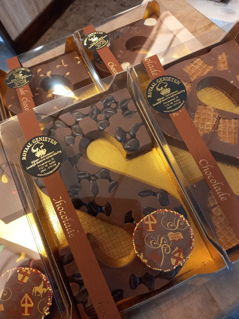 Chocolade letter luxe gevuld