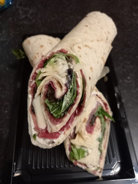 Wrap carpaccio truffel