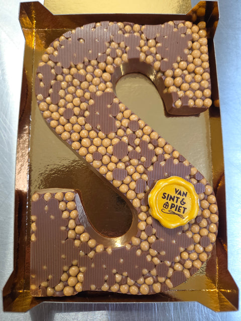 Chocolade letter luxe gevuld