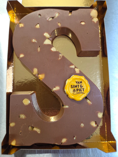 Chocolade letter luxe gevuld