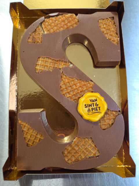 Chocolade letter luxe gevuld