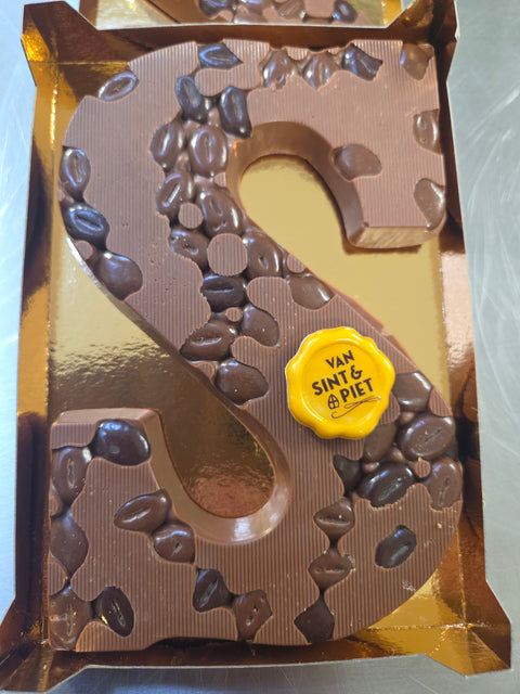 Chocolade letter luxe gevuld