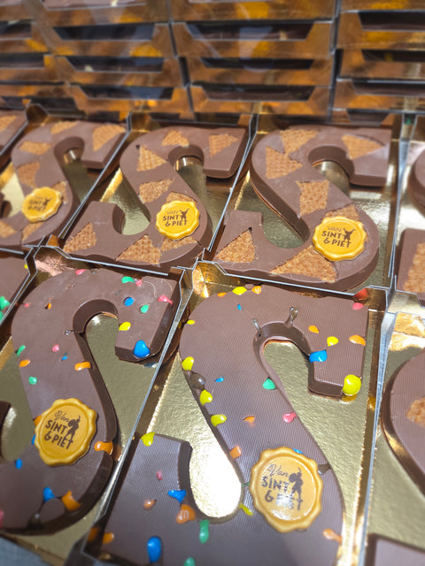 Chocolade letter luxe gevuld